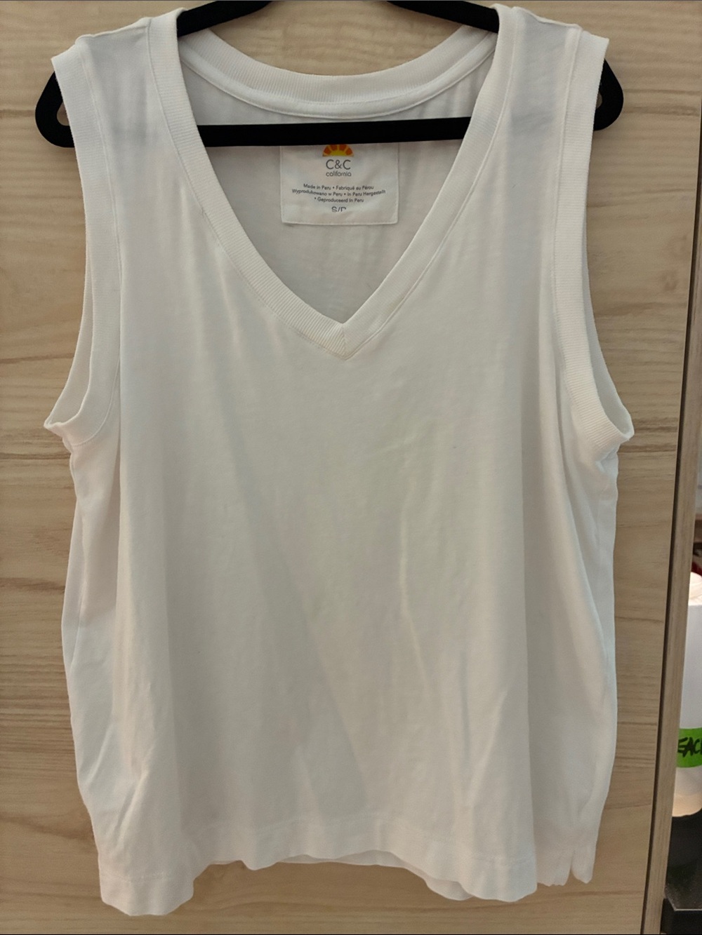 C&C California vneck tank top